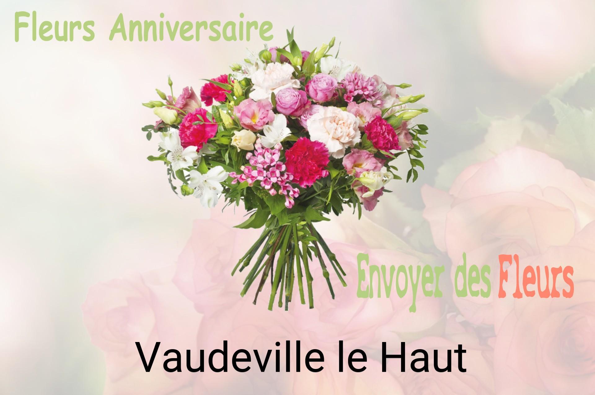 Bouquet de fleurs d’anniversaire livré à Vaudeville-le-Haut